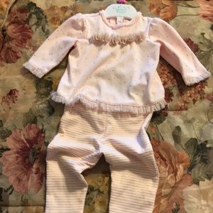 Pink and Gold 9mo set